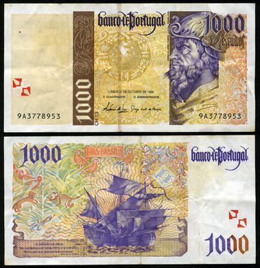 Portugal - Escudo 1000 - 1996-10-31