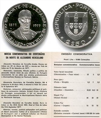 Portugal - Escudo 2,50 - 1977 proof
