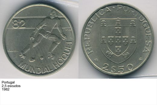 Portugal - Escudo 2,50 - 1982 - G6 A1 H12 L5C3