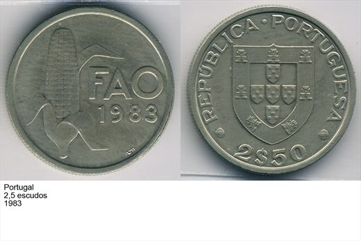 Portugal - Escudo 2,50 - 1983 - G6 A1 H12 L5C5