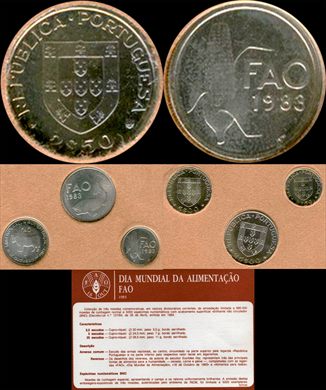 Portugal - Escudo 2,50 - 1983 - FAO - proof