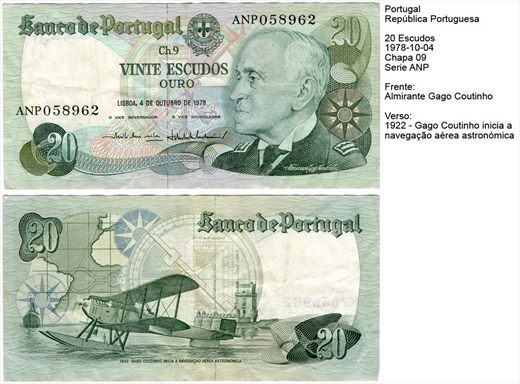 Portugal - Escudo 20 - 1978-10-04 - ANP