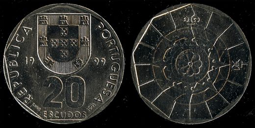 Portugal - Escudo 20 - 1999 - G5 A1 H08 L5C5