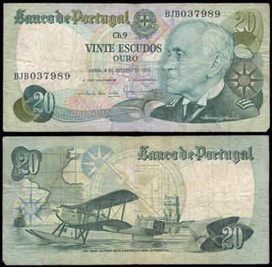Portugal - Escudo 20 - 1978-10-04 - BJB