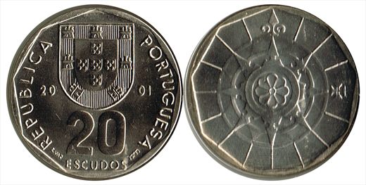 Portugal - Escudo 20 - 2001