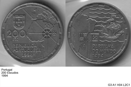 Portugal - Escudo 200 - 1994 - 1494 A Partilha do Mundo
