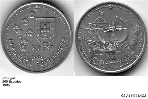 Portugal - Escudo 200 - 1996 - 1582 - Taiwan
