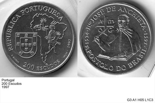Portugal - Escudo 200 - 1997 - G3 A1 H05 L1C3