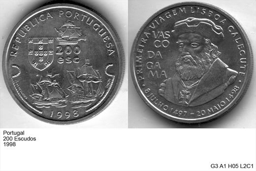 Portugal - Escudo 200 - 1998 - G3 A1 H05 L2C1
