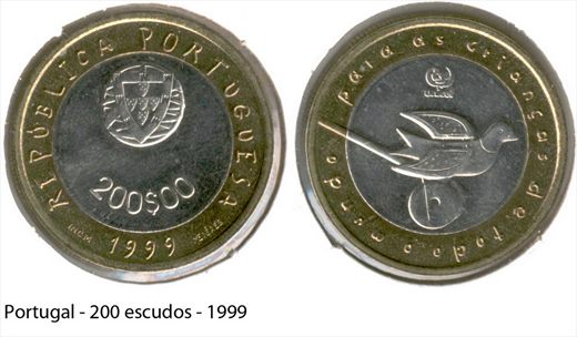 Portugal - Escudo 200 - 1999 (Unicef)