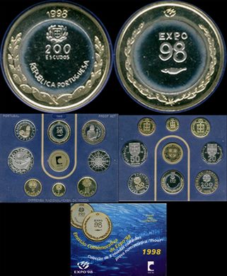 Portugal - Escudo 200 - 1998 Expo98 - proof