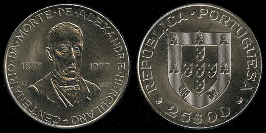 Portugal - Escudo 25 - 1977 - G5 A1 H08 L2C4