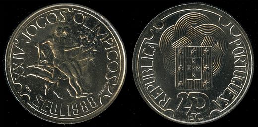 Portugal - Escudo 250 - 1988 - G3 A1 H05 L4C1