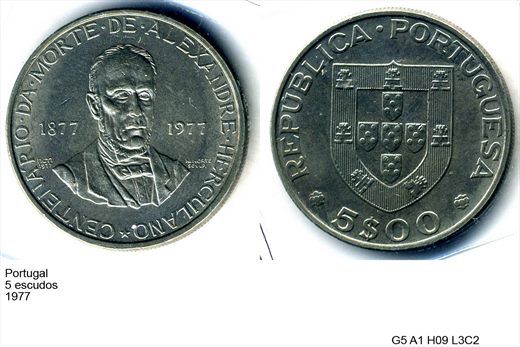 Portugal - Escudo 5 - 1977 - G5 A1 H09 L3C2