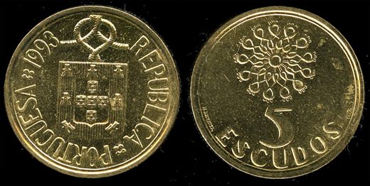 Portugal - Escudo 5 - 1993 ()