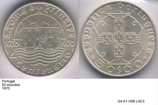 Portugal - Escudo 50 - 1970 - G4 A1 H06 L4C3