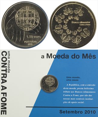 Portugal - Euro 1,5 - 2010 (Moeda do Mes Setembro 2010)