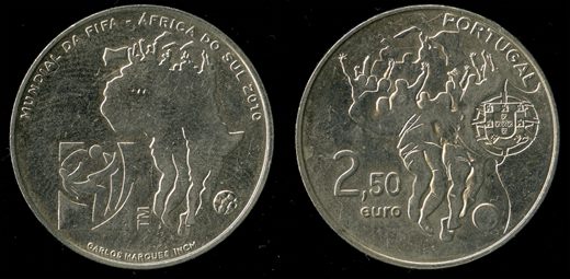 Portugal - euro 2,50 - 2010