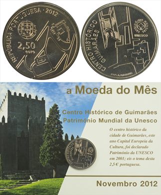 Portugal - Euro 2,50 - 2012 (Moeda do Mes Novembro 2012)
