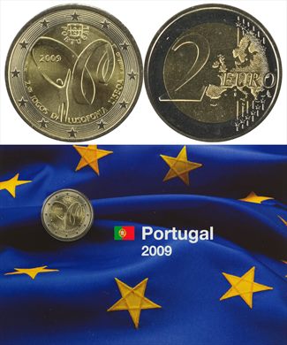 Portugal - Euro 2 - 2009 (2Eur Collection) (2)