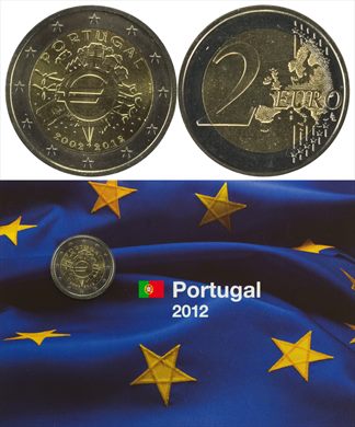 Portugal - Euro 2 - 2012 (2Eur Collection)