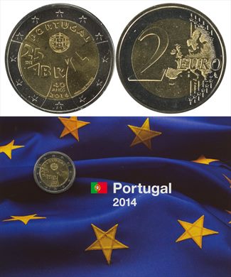Portugal - Euro 2 - 2014 (2Eur Collection)