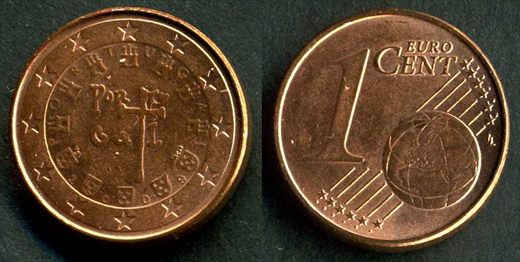 Portugal - Euro Cent 1 - 2009