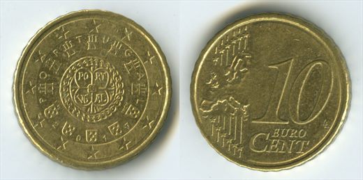 Portugal - Euro Cent 10 - 2017