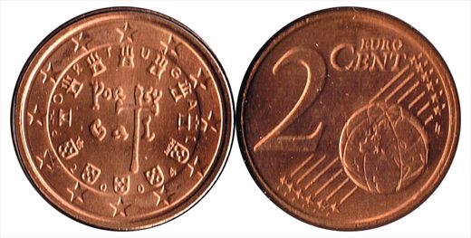 Portugal - Euro Cent 2 - 2004