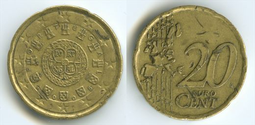 Portugal - Euro Cent 20 - 2005