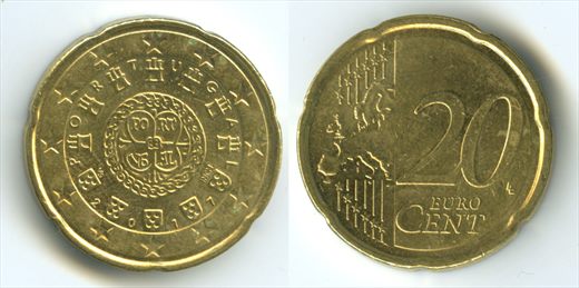 Portugal - Euro Cent 20 - 2017