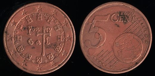 Portugal - Euro Cent 5 - 2005