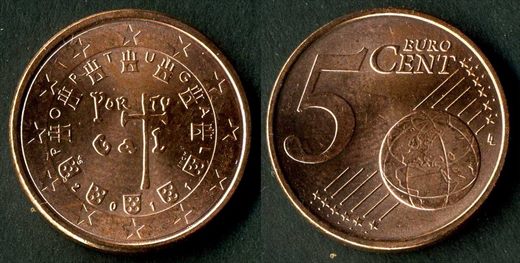 Portugal - Euro Cent 5 - 2011