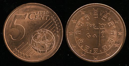 Portugal - Euro cent 5 - 2019