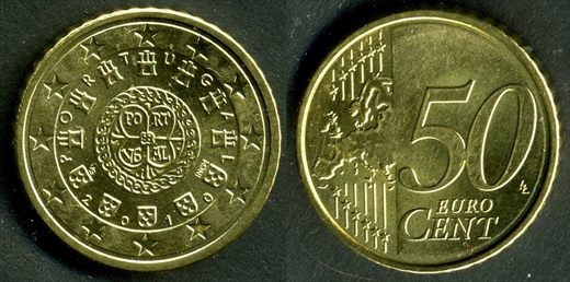 Portugal - Euro Cent 50 - 2010