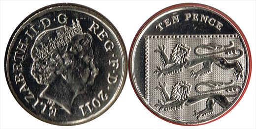 Reino Unido - Pence 10 - 2011