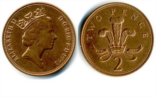 Reino Unido - Pence 2 - 1993