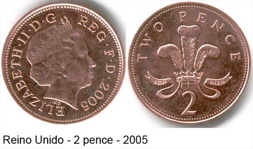 Reino Unido - Pence 2 - 2005