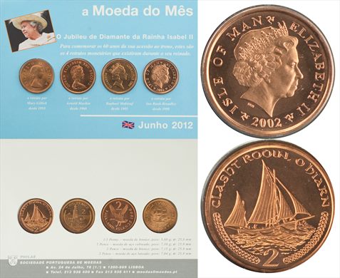 Reino Unido - Pence 2 - 2002 (Ilha de Man) (Moeda do Mes Junho 2012)