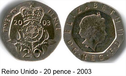 Reino Unido - Pence 20 - 2003