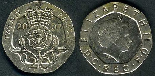 Reino Unido - Pence 20 - 2007