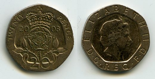 Reino Unido - Pence 20 - 2003