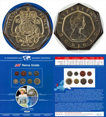 Reino Unido - Pence 20 - 1982 DMI