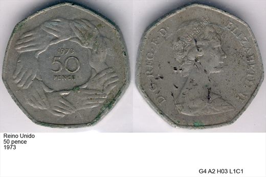 Reino Unido - Pence 50 - 1973 - G4 A2 H03
