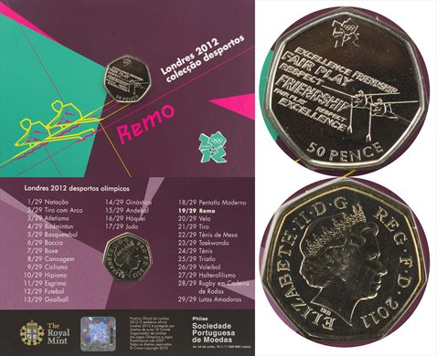 Reino Unido - Pence 50 - 2011 Remo