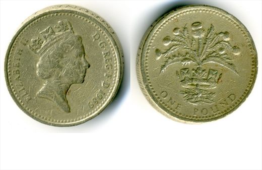 Reino Unido - Pound 1 - 1989