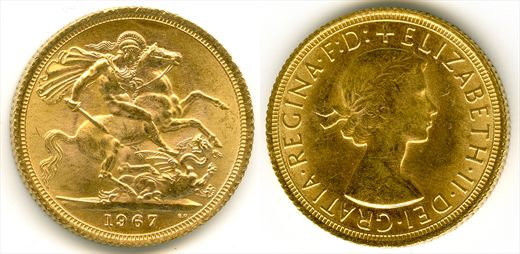 Reino Unido - pound 1 - 1967