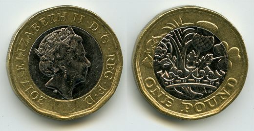 Reino Unido - Pound 1 - 2017
