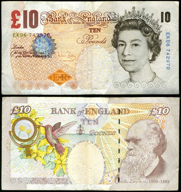 Reino Unido - Pound 10 - 2000 - Serie EK06
