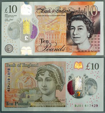 Reino unido - Pound 10 - 2016